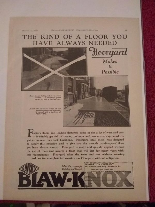 blaw knox 21