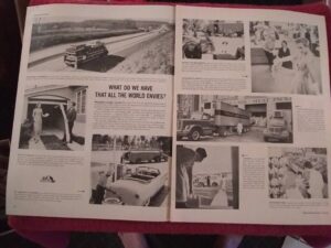Vintage 1957 ATA American Trucking Association Ad, Advertisement, Semi Trucks