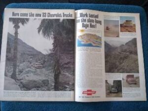 Chevrolet Pickup and Heavy Trucks for 1963 Collectible Advertisement