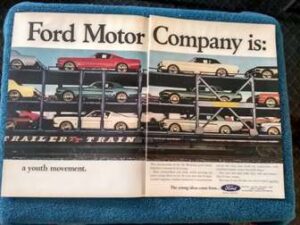Ford Mustang Fastback 1965 Collectible Auto Advertisement