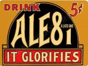 Vintage Look Ale81 Beer Collectible Metal Sign