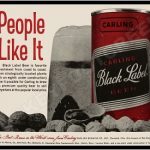 black label beer ad