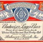 budweiser lager beer