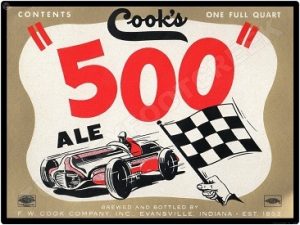 Vintage Look Cook's 500 Ale Collectible Metal Beer Sign