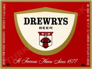 Vintage Look Drewrys Beer Collectible Metal Sign