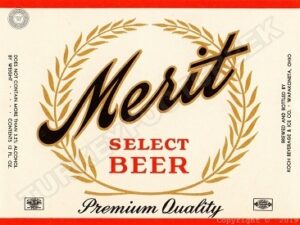 Merit Select Beer Vintage Look Collectible Metal Sign
