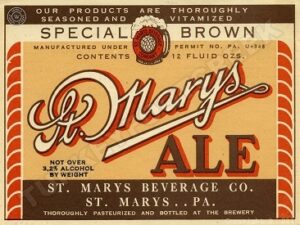 Vintage Look St. Mary's Ale Collectible Metal Advertising Sign