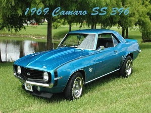 Collectible 1969 Chevrolet Camaro SS 396 New Metal Sign