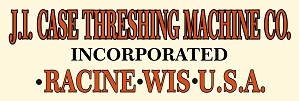 J.I. Case Threshing Machine Marquee Style New Metal Sign
