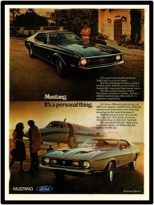 Collectible Ford Mustang Mach 1 New Metal Sign