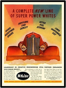 Vintage Look White WC Series Super Power Trucks New Metal Sign