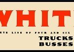 white trucks and busses 6×18