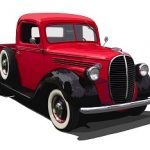 1938-39 ford truck red