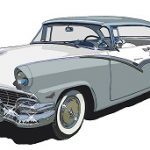 1956 ford fairlane victoria grey