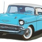 1957 chevrolet bel air turquoise