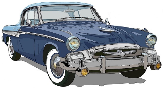 Studebaker 1955 President coupe