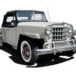 Willys Overland Jeepster white