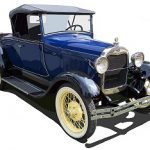 ford model a blue