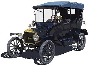 Ford Model T Touring Collectible Metal Sign