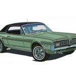 mercury cougar xr-7 green