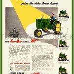 john deere two row model mt