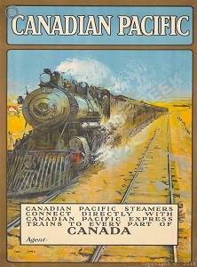 Canadian Pacific Railroad Collectible New Metal Sign