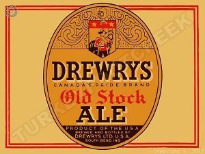 Drewry's Old Stock Ale Collectible New Metal Beer Sign - Image 1