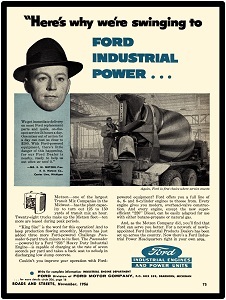 Ford Industrial Engines & Power Units 1956 Collectible New Metal Sign