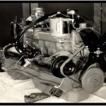 Willys Jeep 4 Cylinder Motor Press Photo
