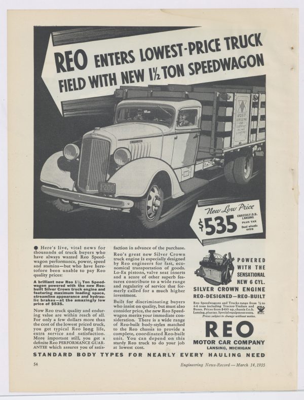 1935 REO Motor Car Co.