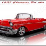 1957-chevrolet-bel-air red convertible