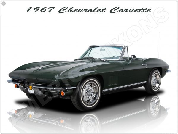 1967-chevrolet-corvette green convertible