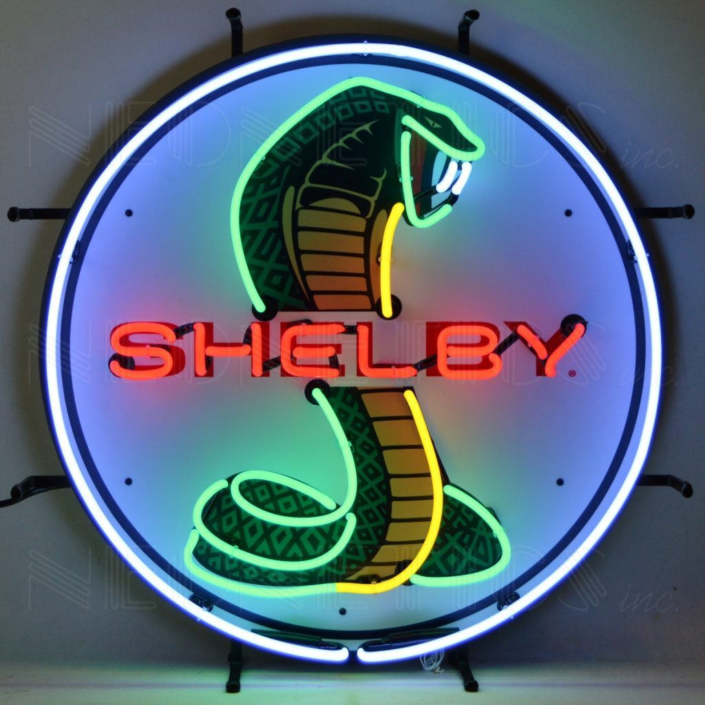 Shelby Cobra Snake Neon Sign by Neonetics - American Ikons