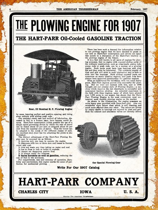 1907 hart parr 1