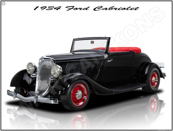 1934 ford cabriolet black