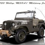 1953 willys m38a1 military jeep