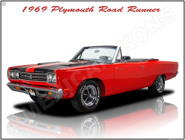 1969 plymouth road runner red
