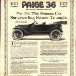 1914 Paige Motor Cars