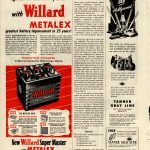 1951 willard batteries marquee
