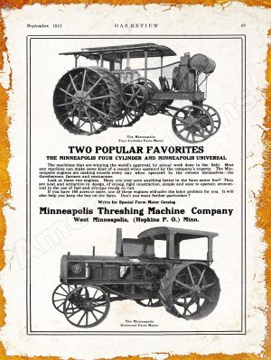 1931 MINNEAPOLIS MOLINE "THIS YEAR THE GREATEST BUY" AD 9" x 12" ALUMINUM Sign 