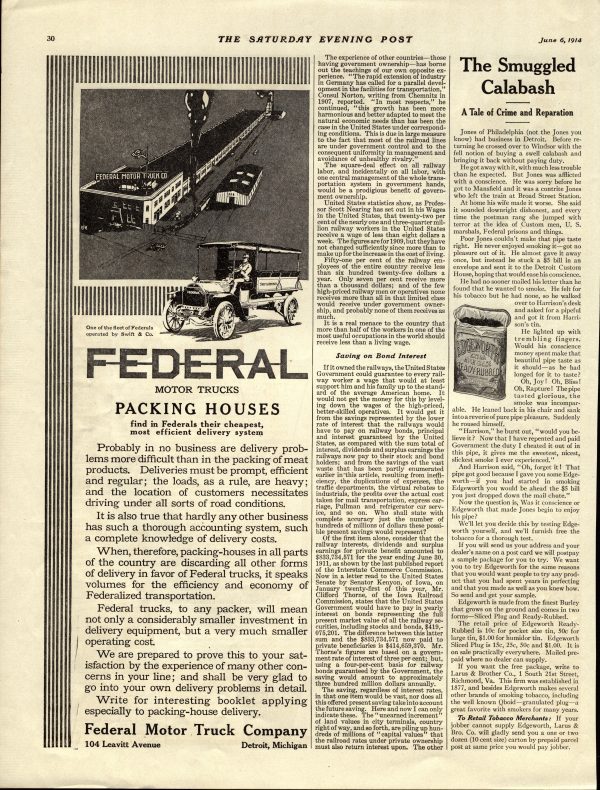 1914 Federal Trucks Marquee