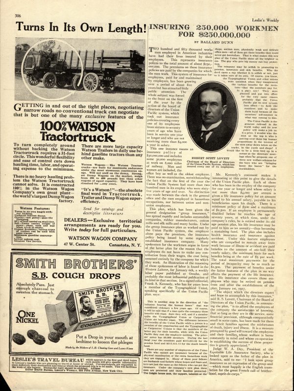 1917 Watson Tractor Truck