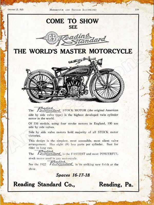 1921 reading standard 1