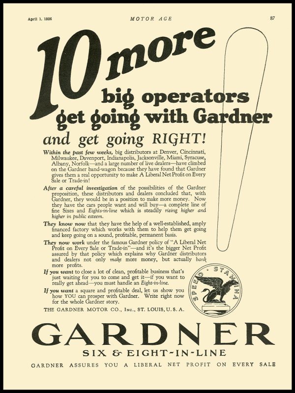 1926 Gardner 8