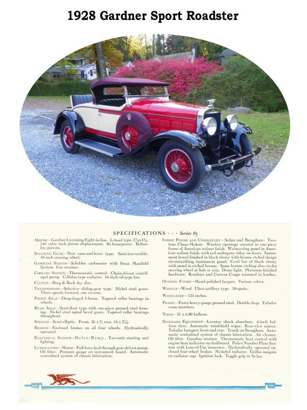 1928 Gardner Sport Roadster