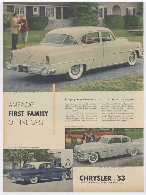 1953 Chrysler new yorker 1