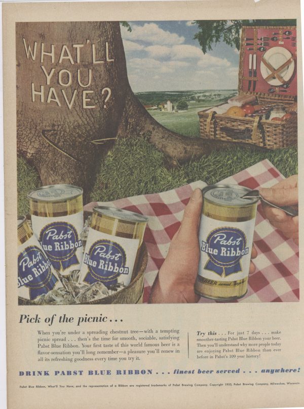 1954 pabst blue ribbon 1