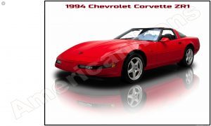 1994 Chevrolet Corvette ZR1 Collectible Metal Sign