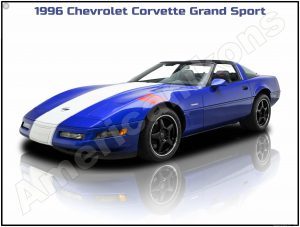 1996 Chevrolet Grand Sport Collectible Metal Sign