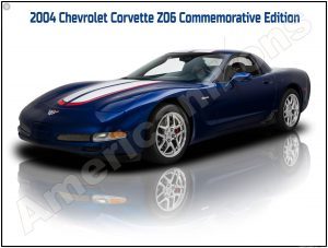 2004 Chevrolet Corvette Z06 Collectible Metal Sign